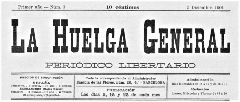Cab La Huelga General- 1901