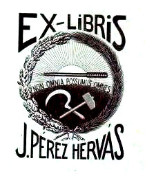 Perez Hervás_ex Libris
