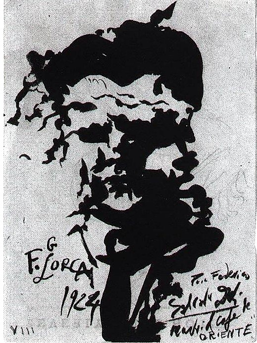 retrato de dali a lorca 1924