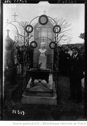 vista_tombe de Louise Michel au cimetière de Levallois 1921
