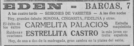 Mimosa en Eden-Valencia_LCV 1925 Octubre 03