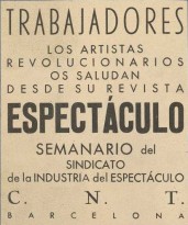 Revista Espectáculo-19370710_Contraportada_Fuente Grafica Obrera y Anarquista